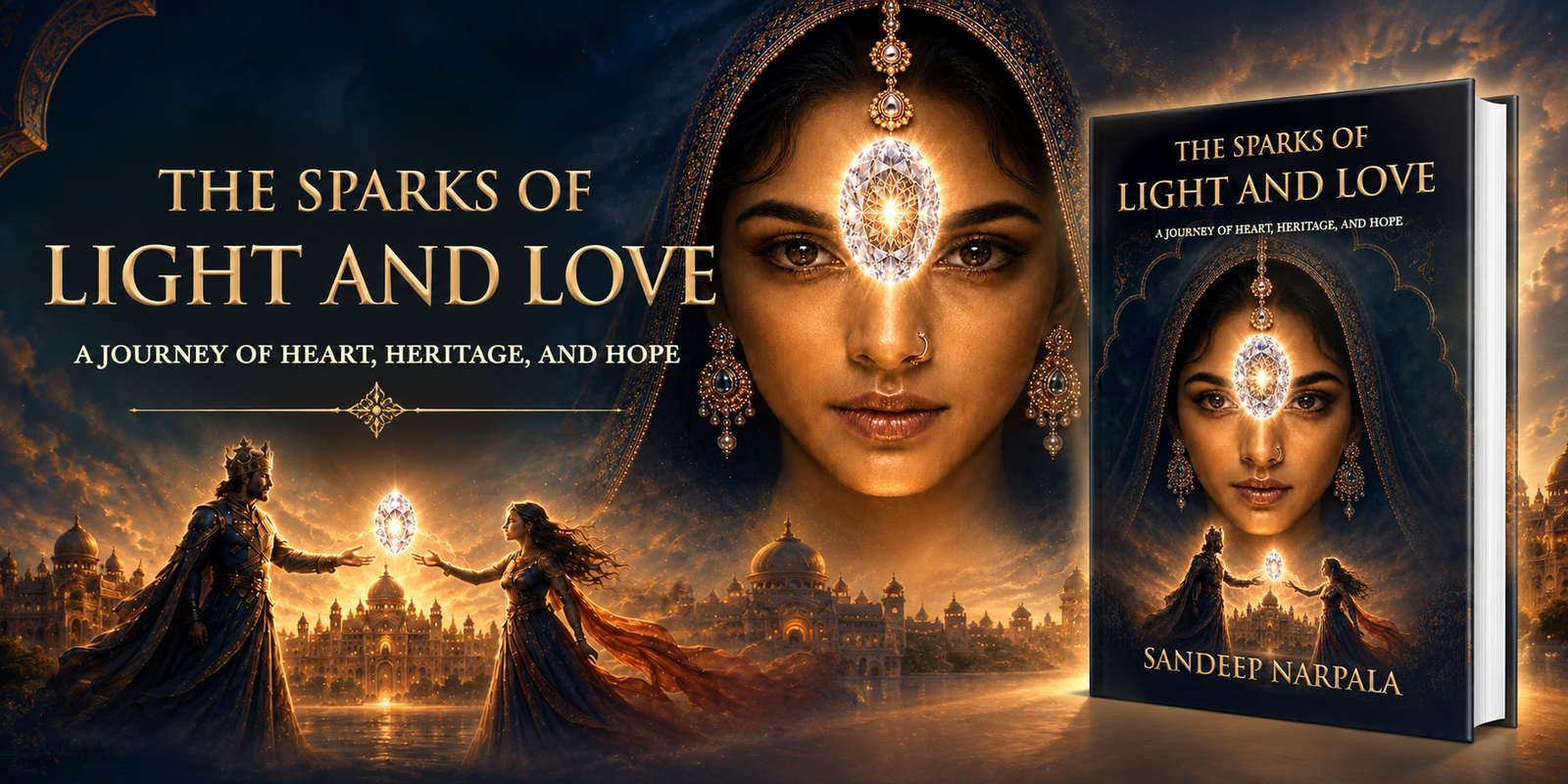 The Sparks of Light and Love – book banner