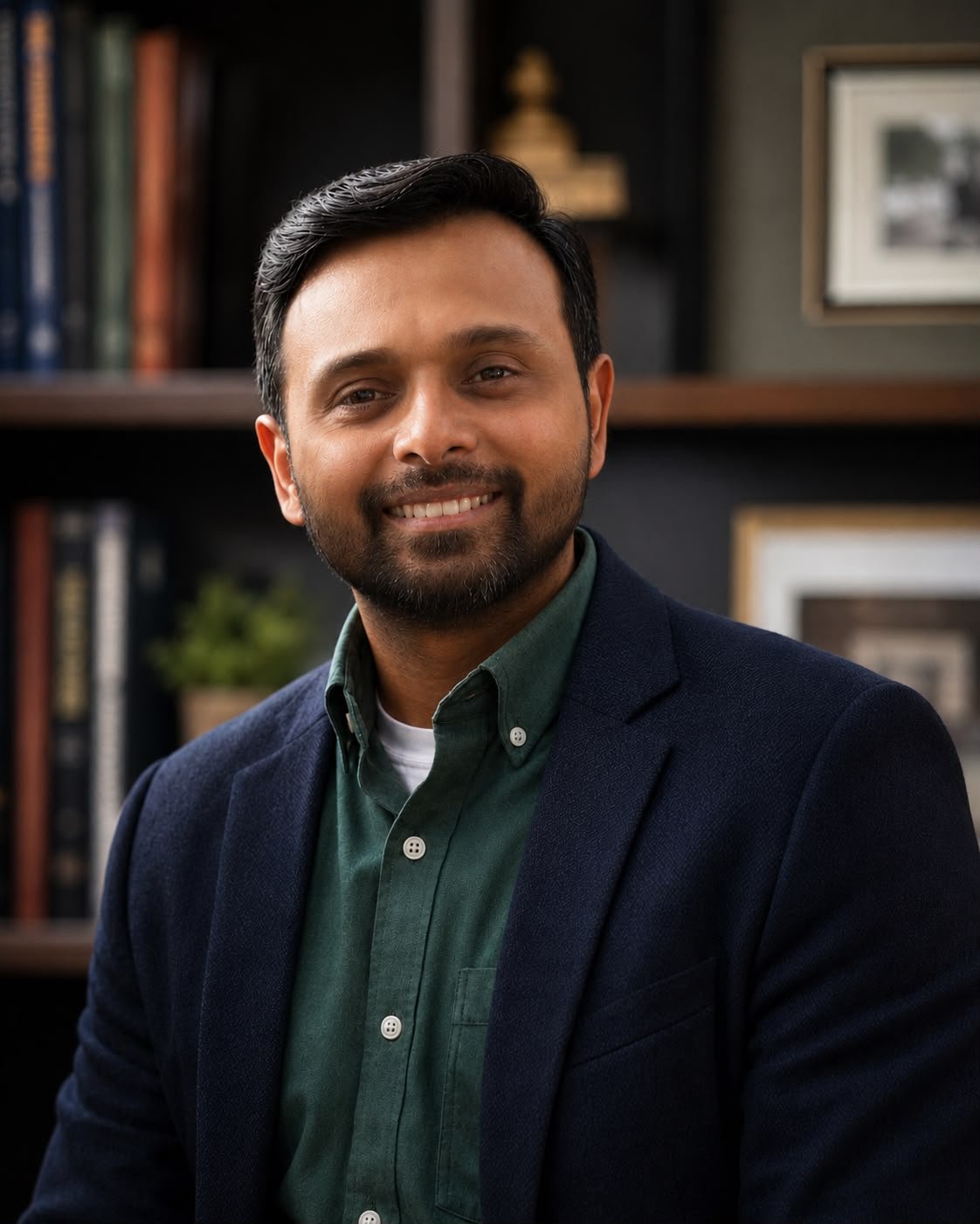Portrait of author Sandeep Narpala